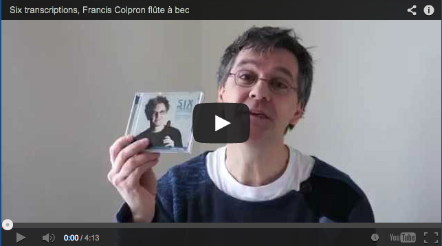 Vidéo entrevue avec Francis Colpron