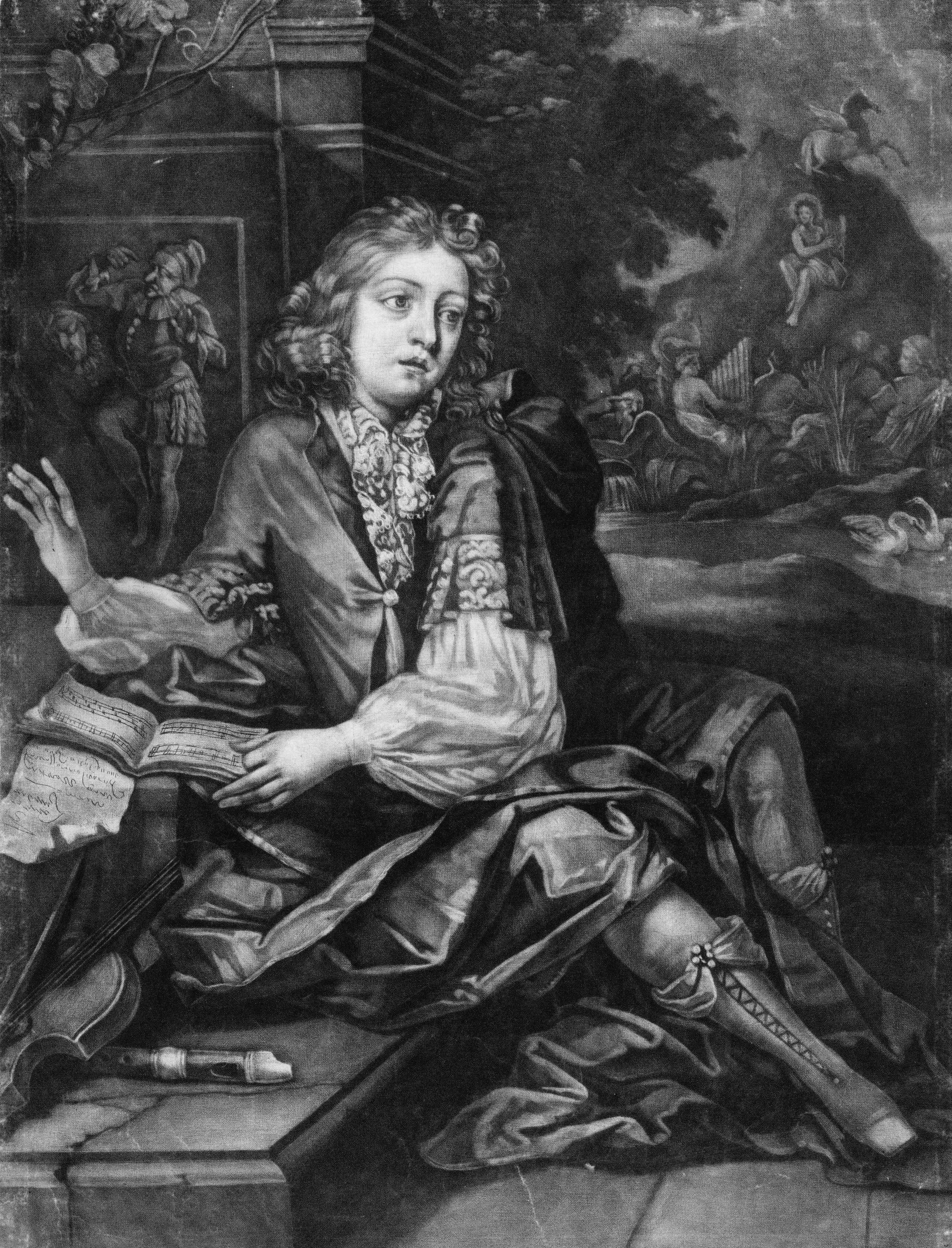 musicien anglais (Richard Low) v.1690